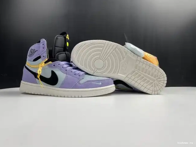 Rep Kickmax Pulse Switch CW6576-500 Purple High Jordan 1 0429